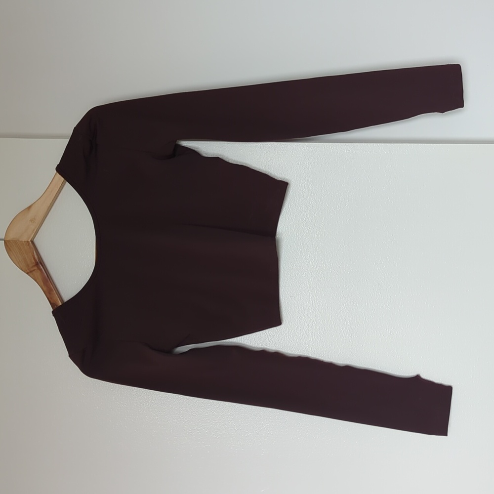 Women's madewell maroon crop Size S